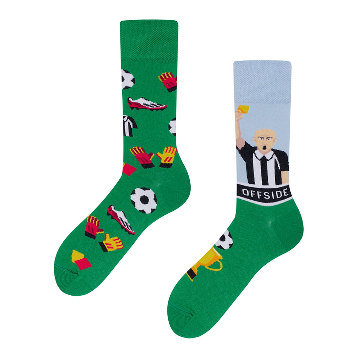 Many Mornings Socken The Referee – bunte Socken von Many Mornings