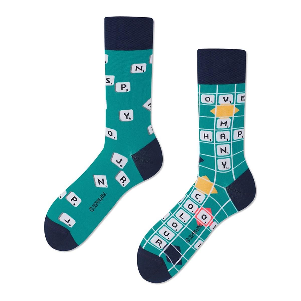Many Mornings Socken Scrabble – bunte Socken von Many Mornings