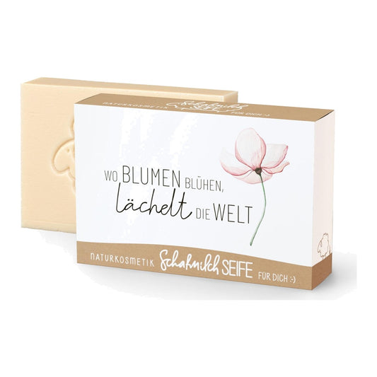 Schafmilchseife 100g Blüte – Schafmilchseife von la vida