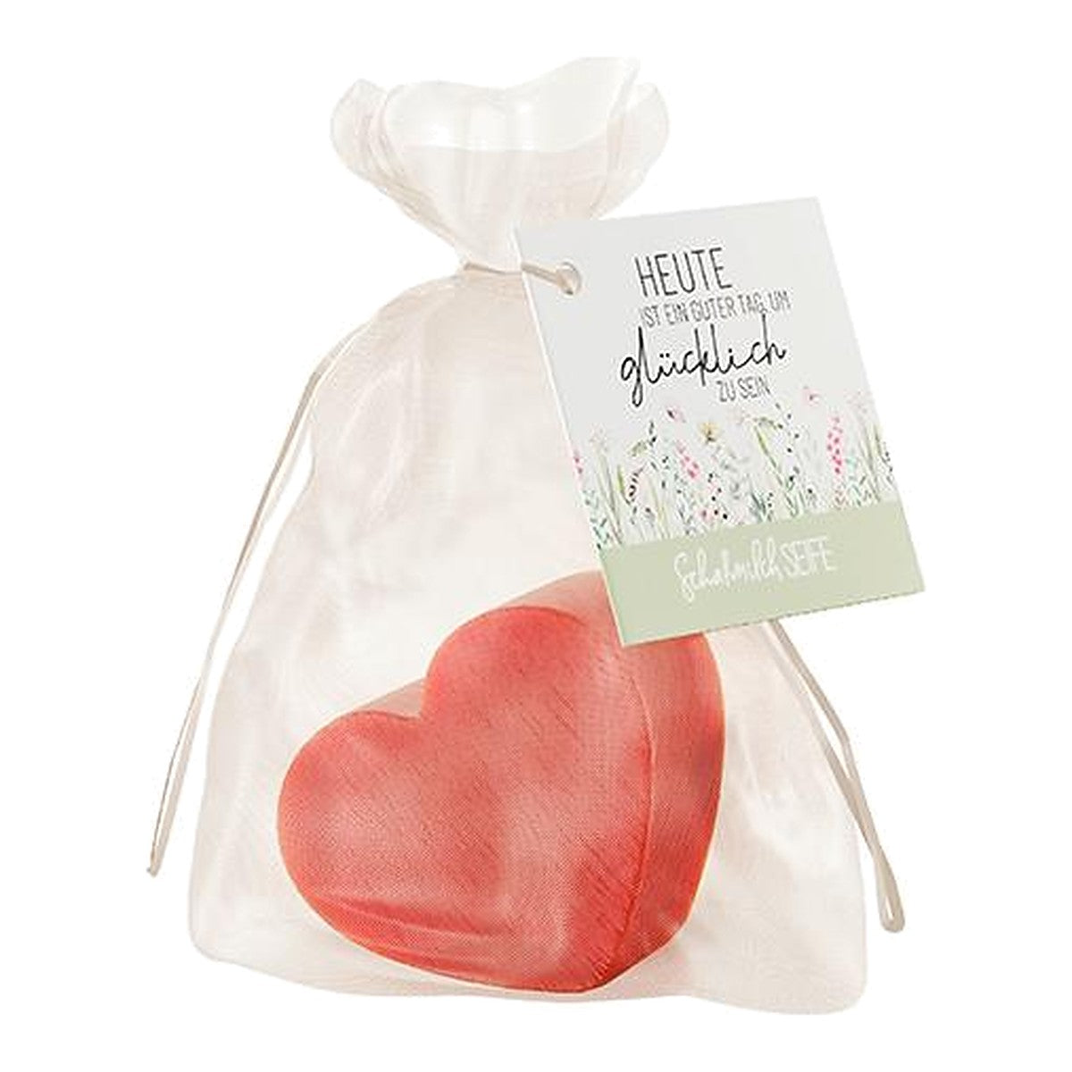 Seife Herz 25g Wiese – Seife von la vida
