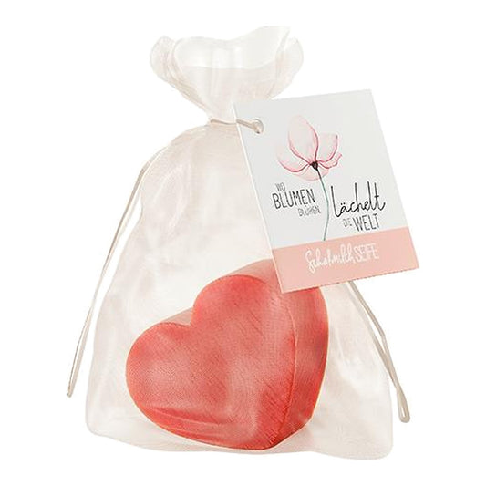 Seife Herz 25g Blüte – Seife von la vida