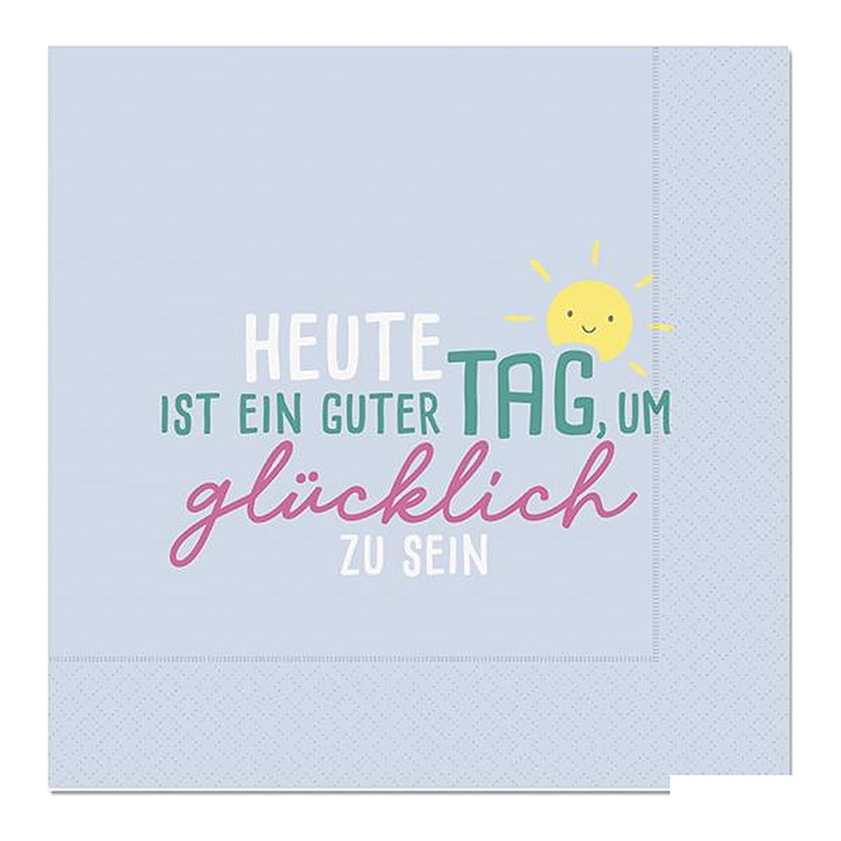 Serviette 33X33 20St Blau – Serviette von la vida