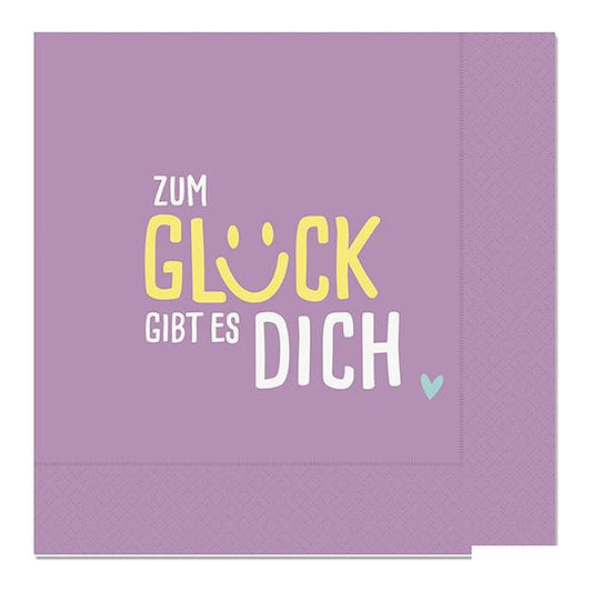 Serviette 33X33 20St Violett – Serviette von la vida