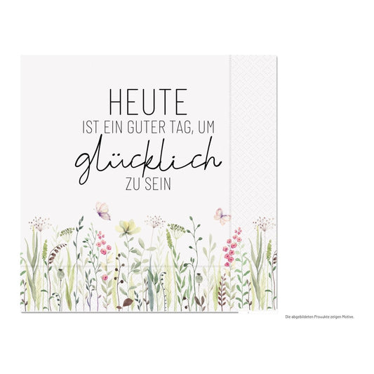 Serviette 33x33 20St. Wiese – Serviette von la vida
