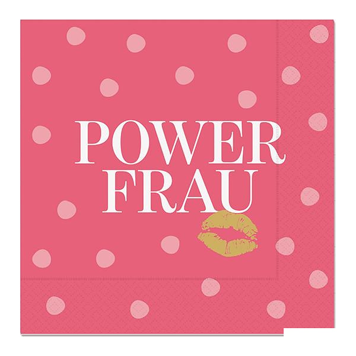 Serviette 33X33 20St Kussmund – Serviette von la vida