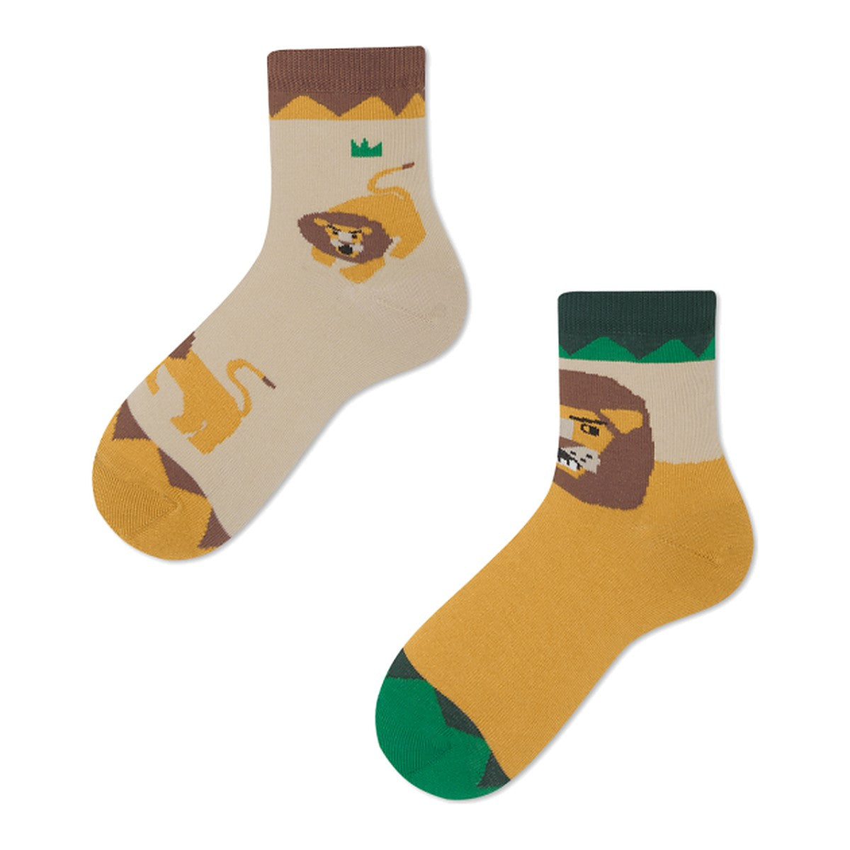 Many Mornings Socken Lion Around – Ansicht 2