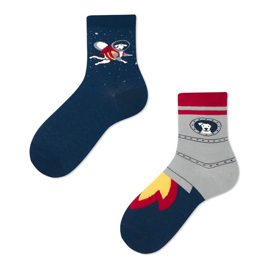 Many Mornings Socken Space Dog – bunte Socken von Many Mornings