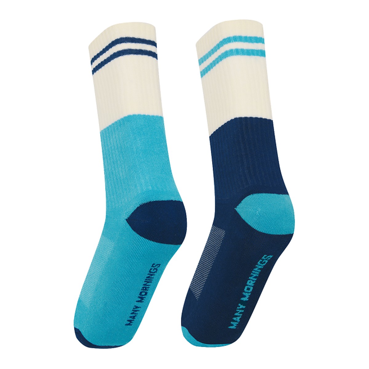 Many Mornings Socken Blue Blues – bunte Socken von Many Mornings