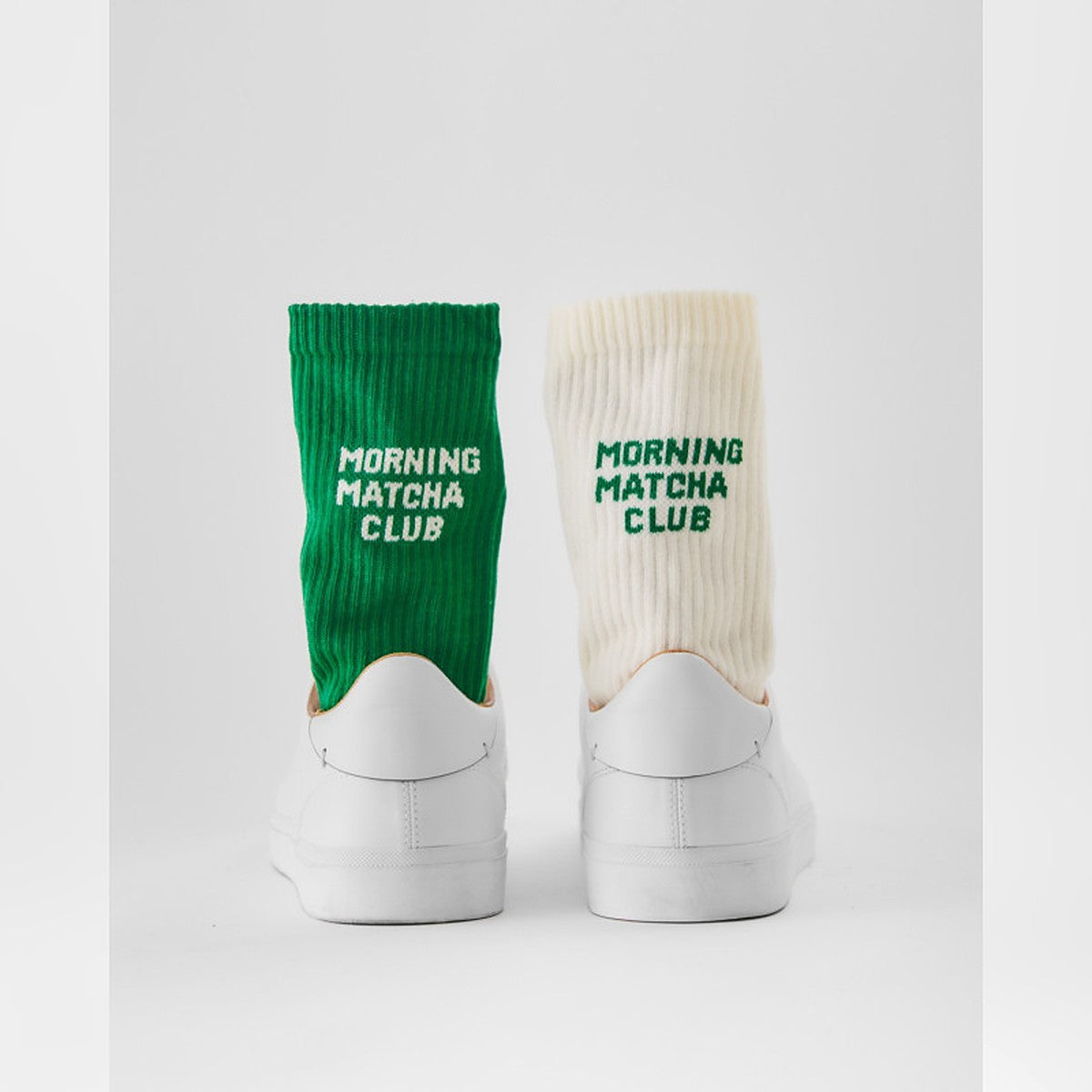 Many Mornings Socken Matcha Club – Ansicht 3