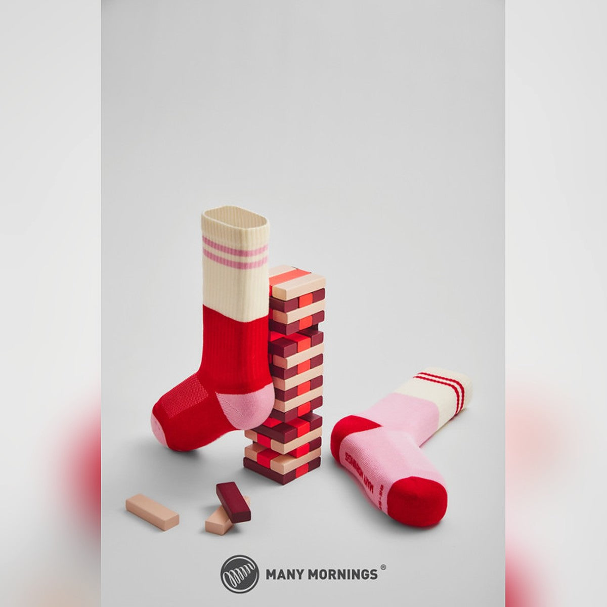 Many Mornings Socken Red Romance – Ansicht 4