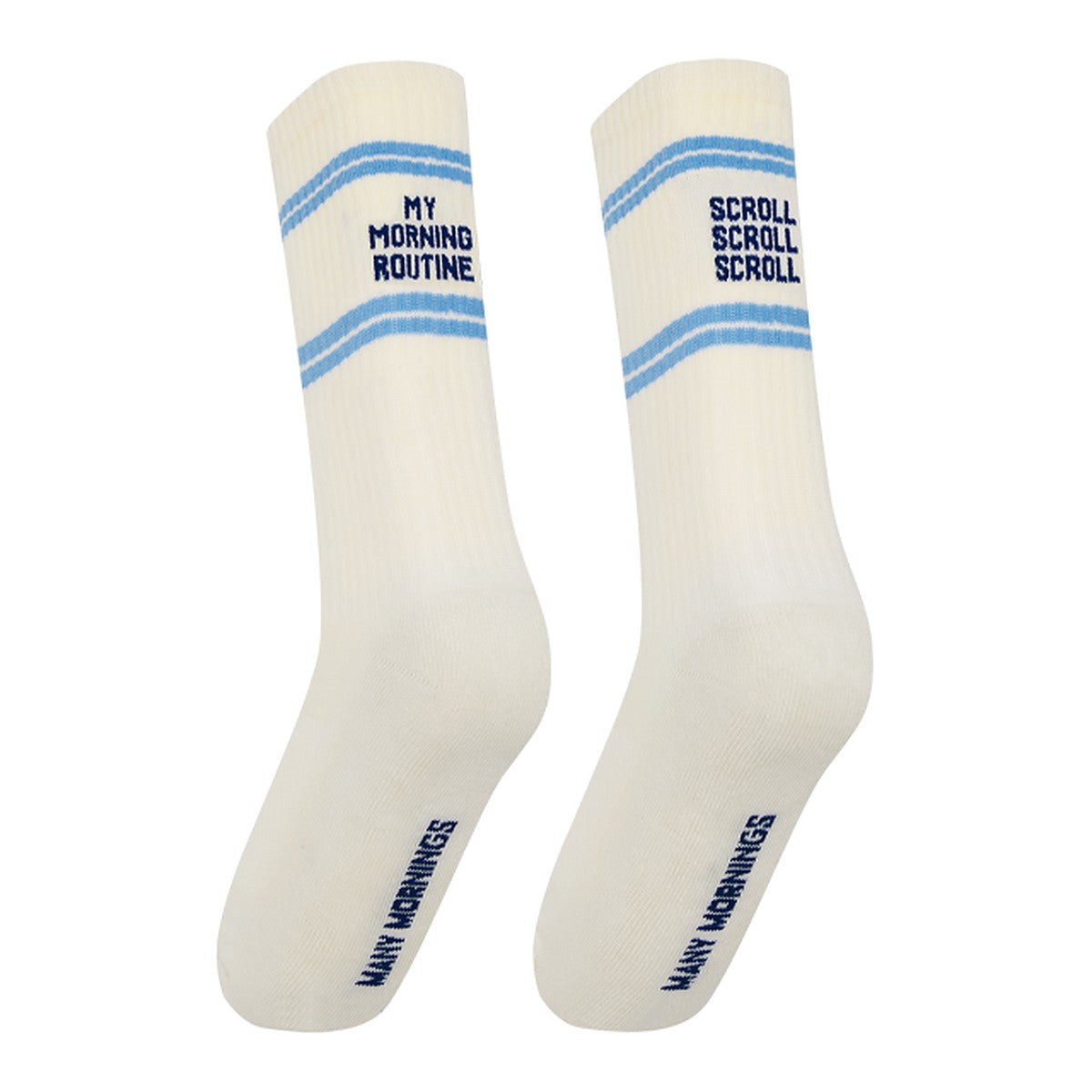 Many Mornings Socken Scroll Routine – bunte Socken von Many Mornings