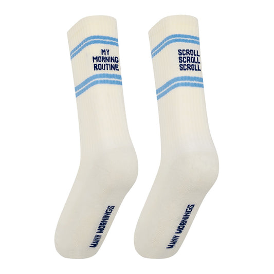 Many Mornings Socken Scroll Routine – bunte Socken von Many Mornings