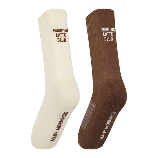 Many Mornings Socken Latte Club – bunte Socken von Many Mornings