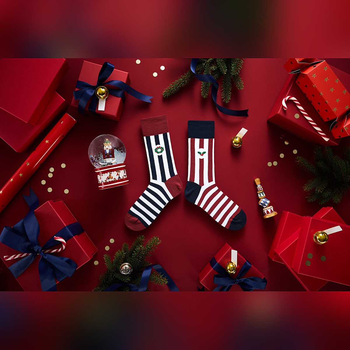 Many Mornings Socken Classy Xmas – Ansicht 2