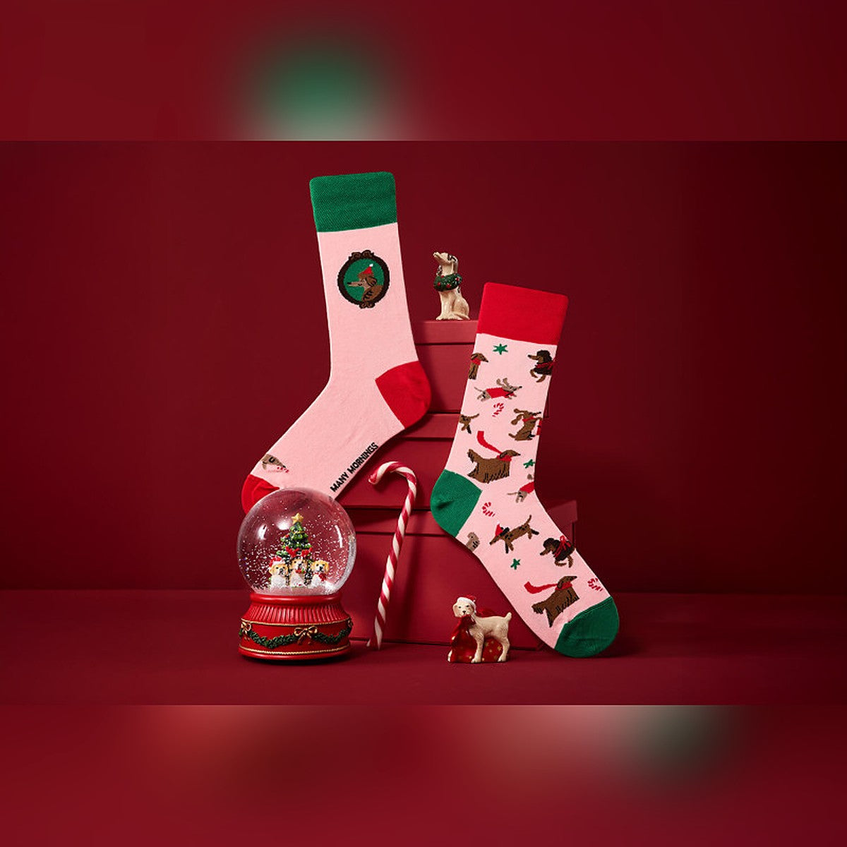 Many Mornings Socken Winter Woofs – Ansicht 2