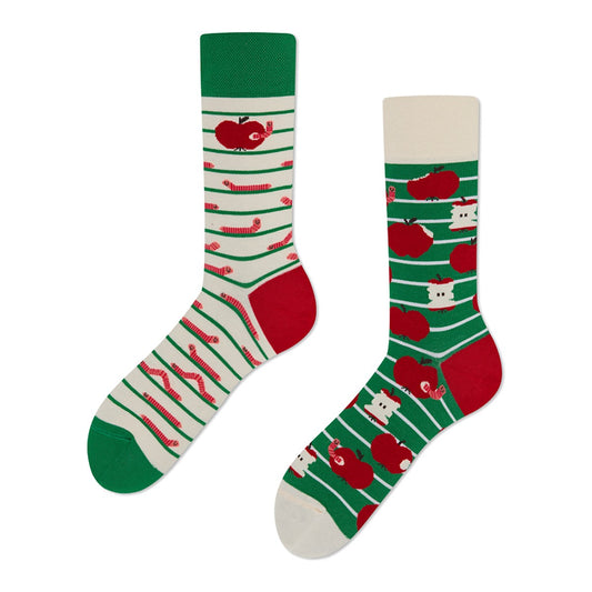Many Mornings Socken Apple Wiggles – bunte Socken von Many Mornings