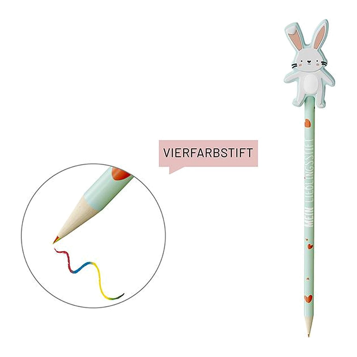 Buntstift L20 Hase – Buntstift von la vida