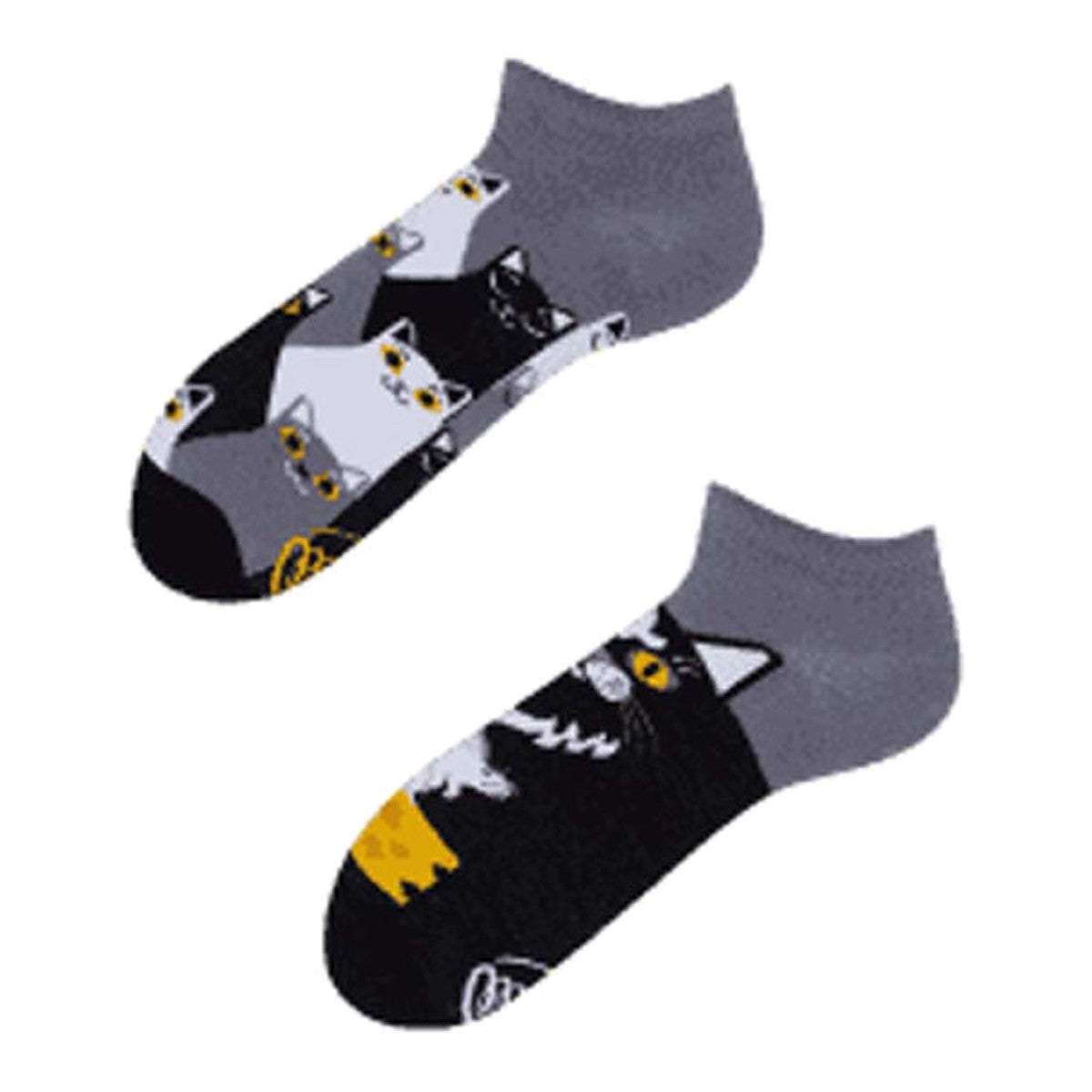 Many Mornings Socken Black Cat – Ansicht 2