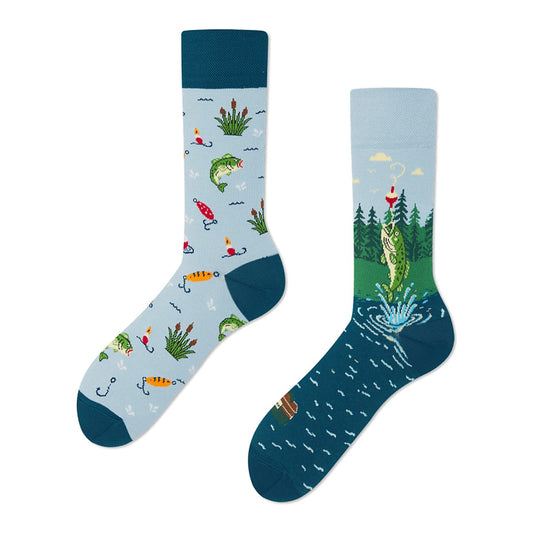 Many Mornings Socken Nice Catch – bunte Socken von Many Mornings