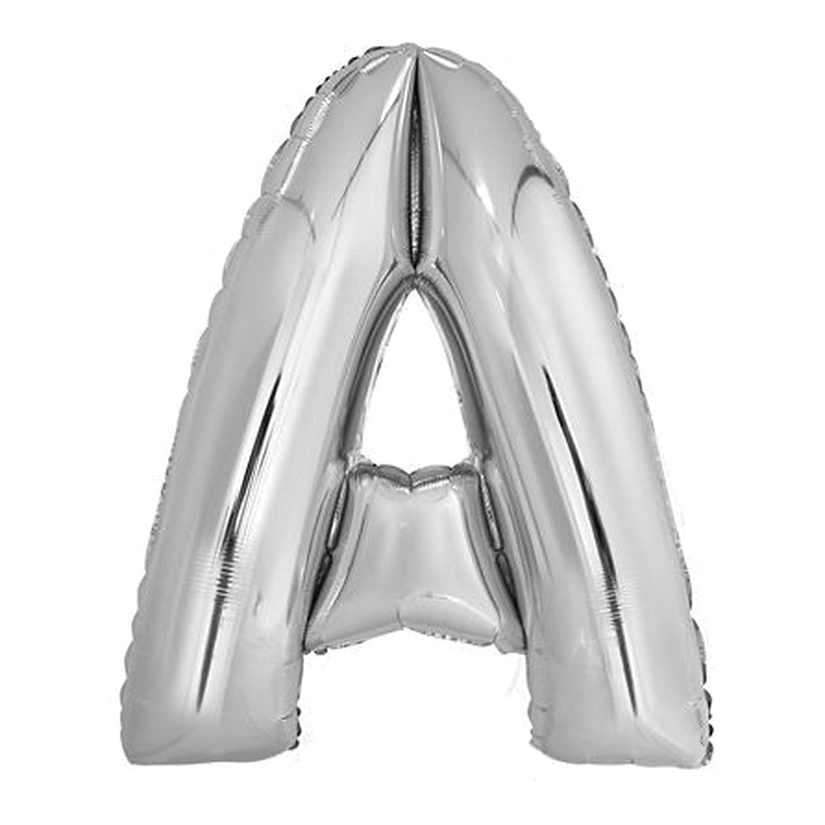 Buchstabenballon Maxi Silber A–Z – Buchstabe A