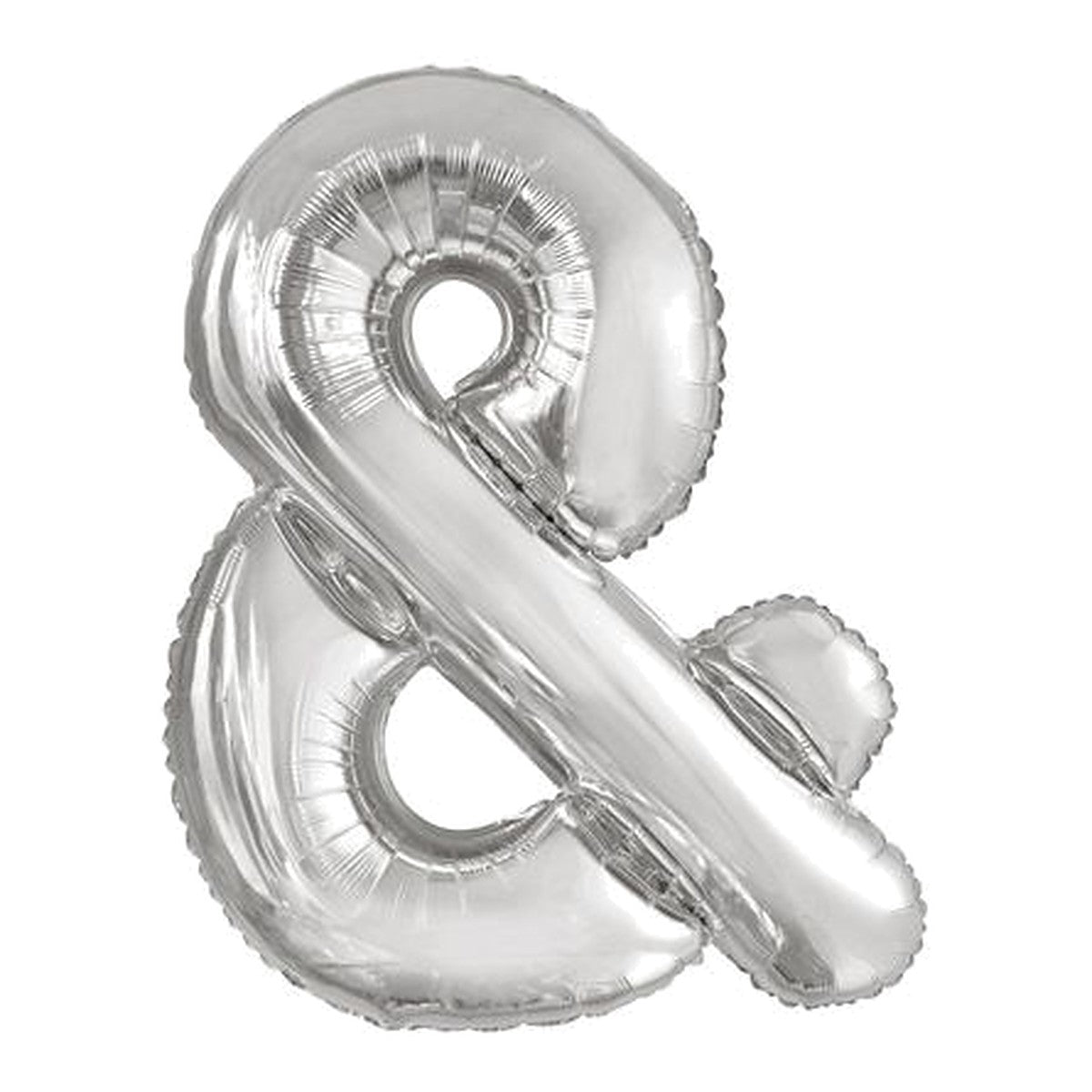 Buchstabenballon Maxi Silber A–Z – Buchstabe &