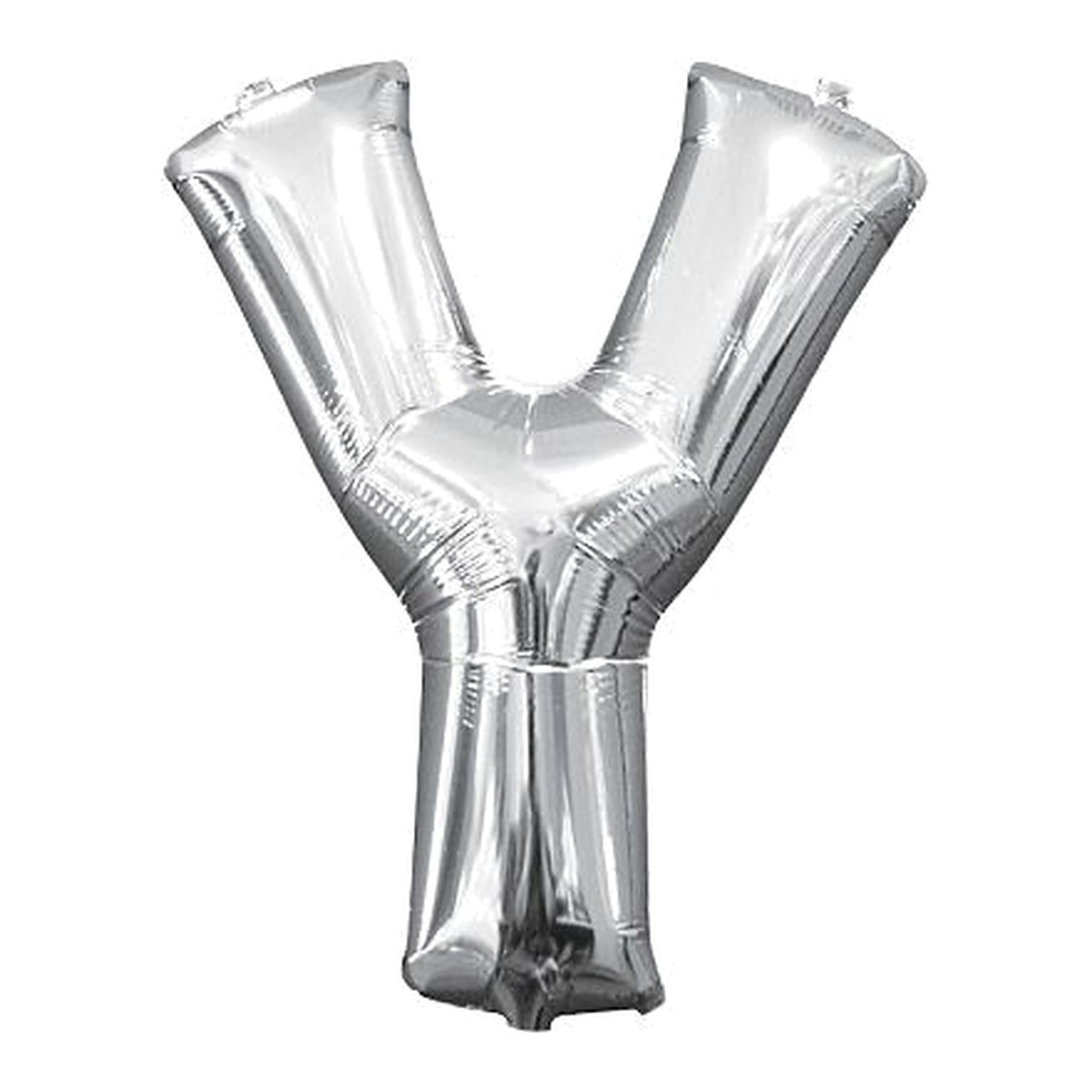 Buchstabenballon Maxi Silber A–Z – Buchstabe Y