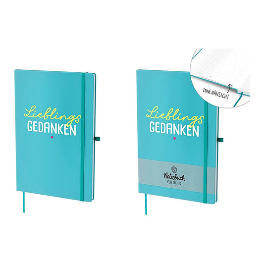 Notizbuch A5 Petrol – Notizbuch von la vida