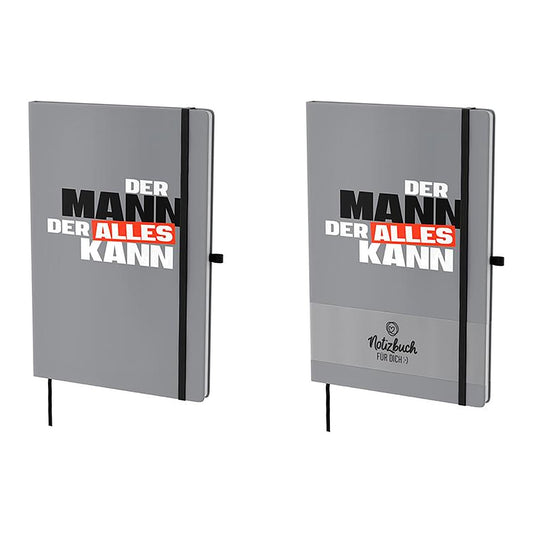 Notizbuch A5 Mann kann – Notizbuch von la vida