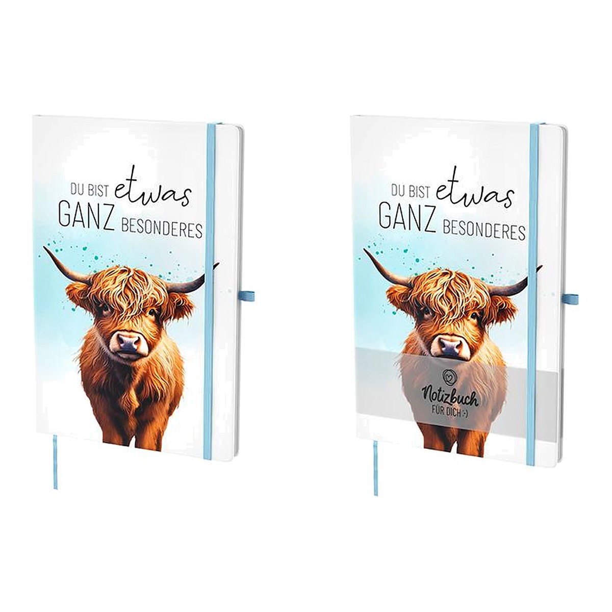 Notizbuch A5 Rind – Notizbuch von la vida