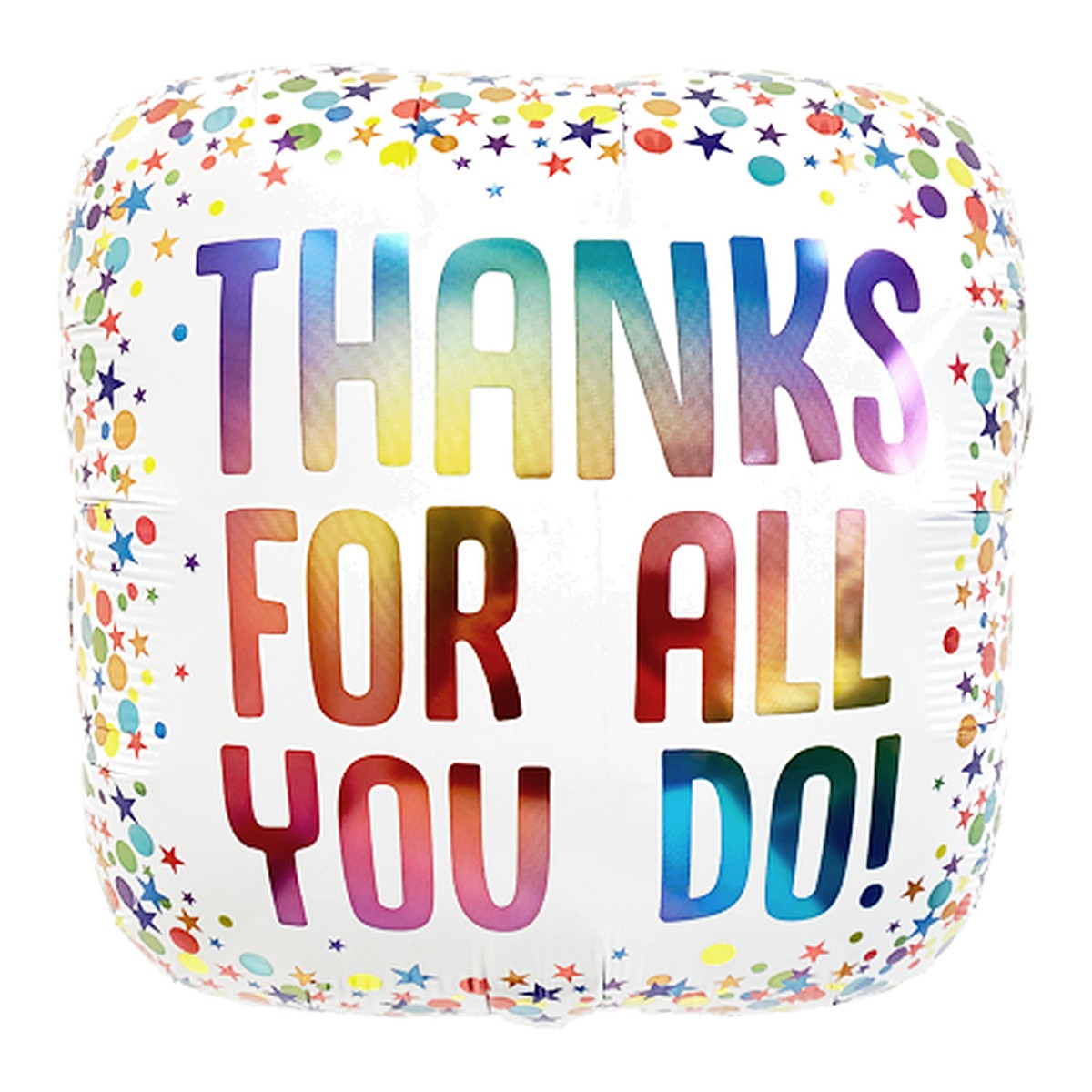 Thanks for all you do Folienballon – Grösse: Midi · ungefüllt
