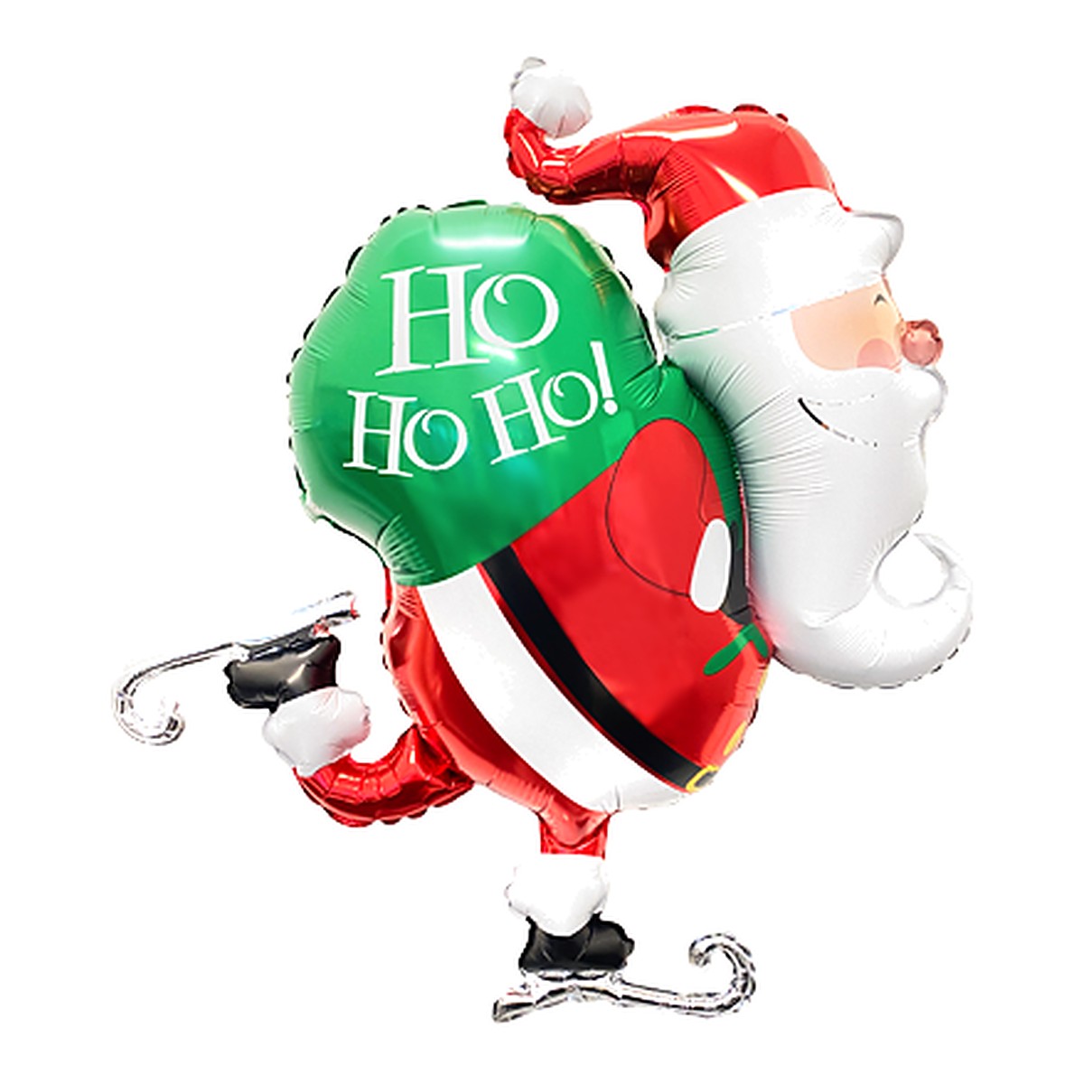 Samichlaus Schlittschuhe Folienballon – Grösse: Maxi · ungefüllt