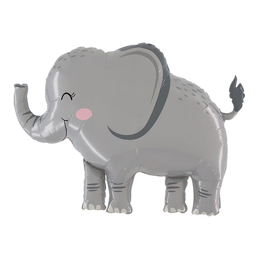Elefant Folienballon – Grösse: Maxi · ungefüllt