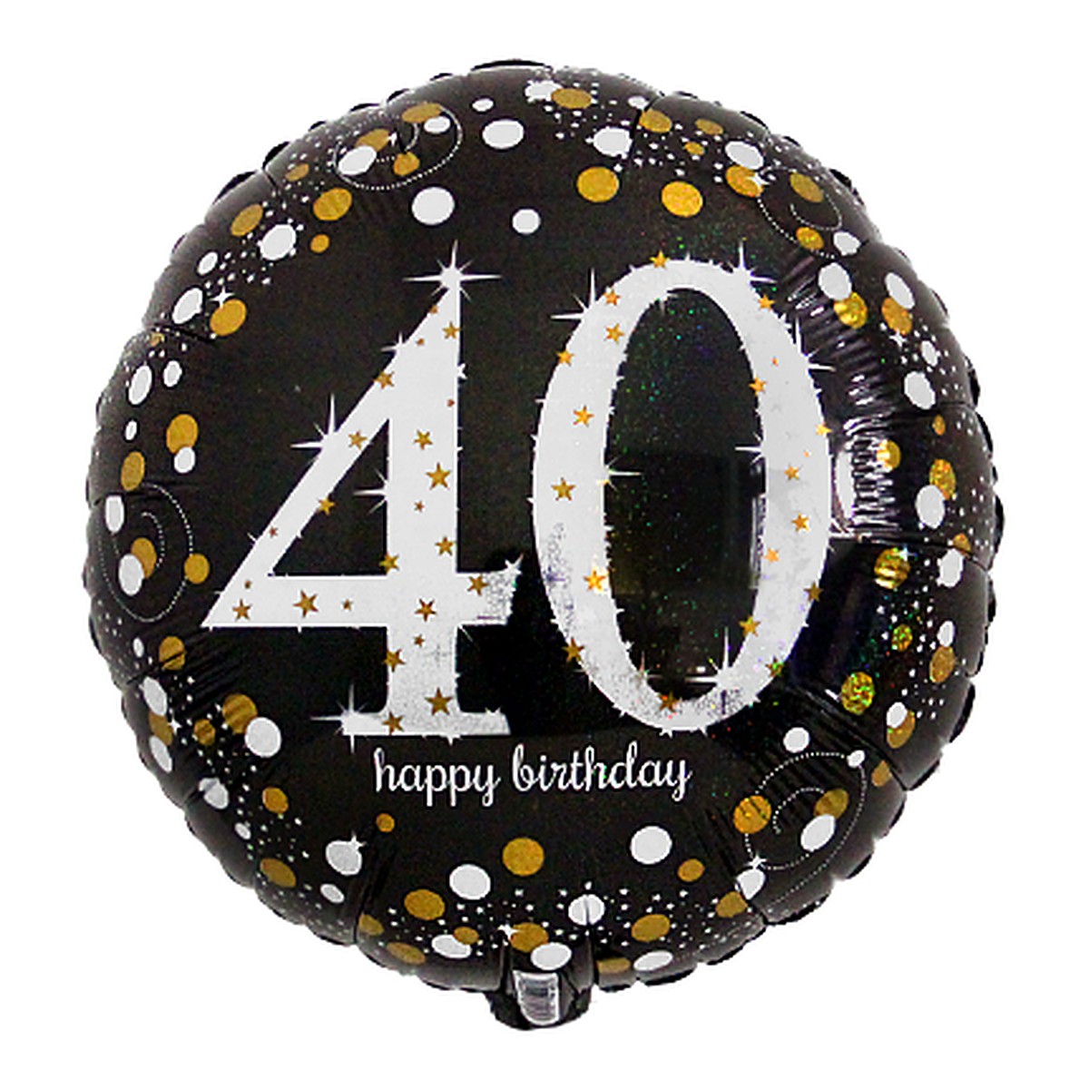 Geburtstagsballon Elegant – Alter wählbar – Alter 40