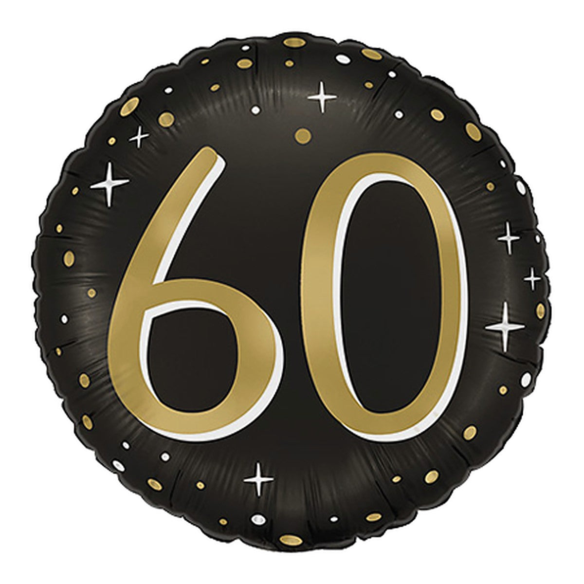 Geburtstagsballon Elegant – Alter wählbar – Alter 60