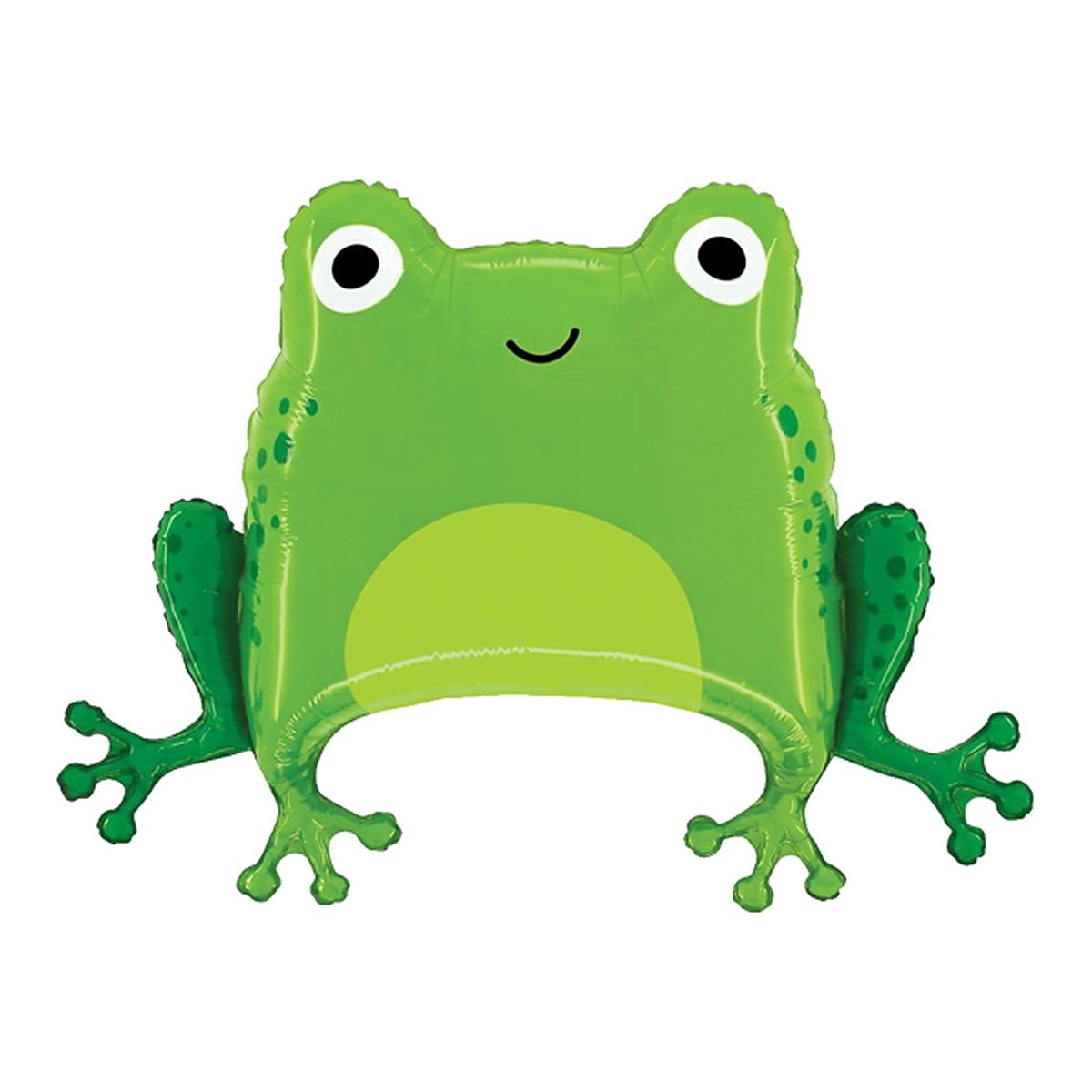 Frosch Folienballon – Grösse: Maxi · ungefüllt