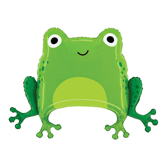 Frosch Folienballon – Grösse: Maxi · ungefüllt