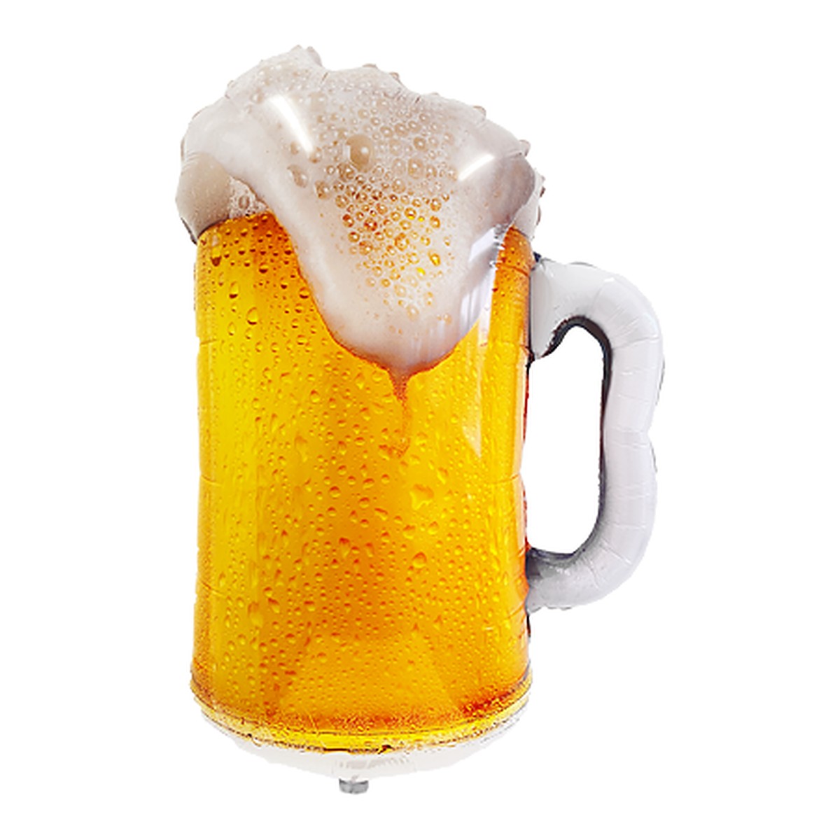 Bierglas Folienballon – Grösse: Maxi · ungefüllt