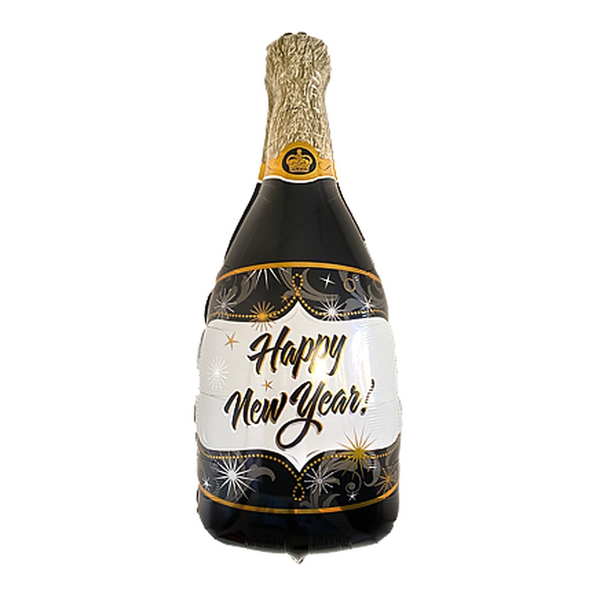 Champagner Silvester Folienballon – Grösse: Maxi · ungefüllt