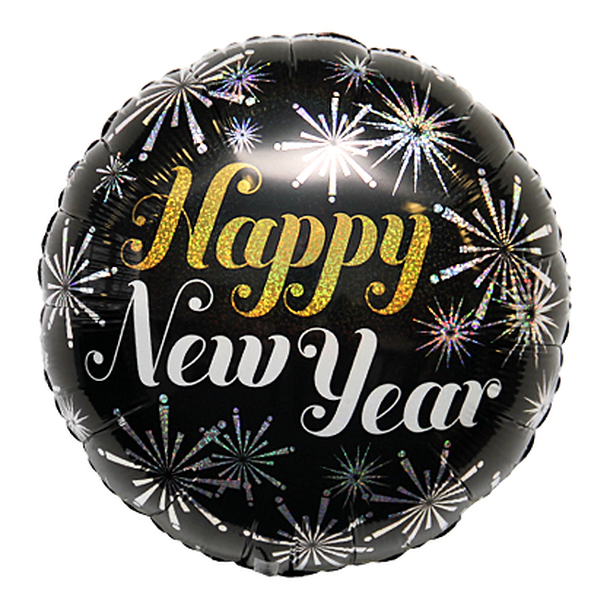 New Year Folienballon – Grösse: Midi · ungefüllt