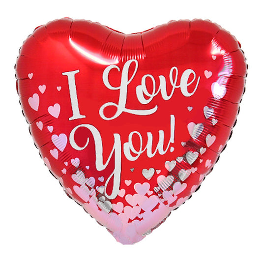 I love you Herz Folienballon – Grösse: Midi · ungefüllt