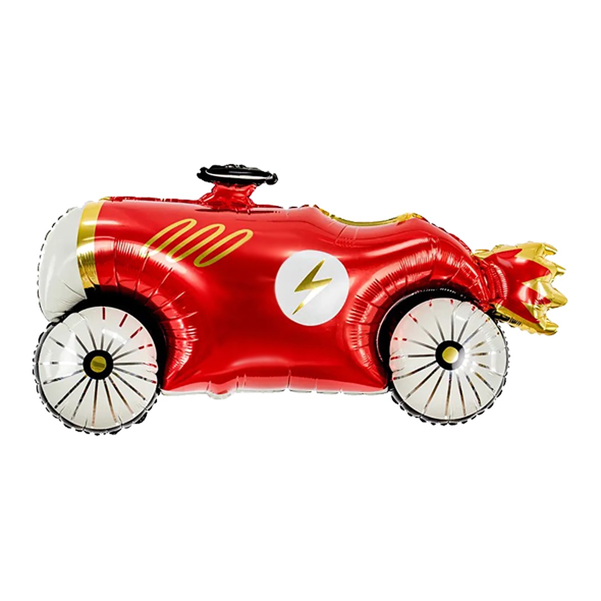 Rennauto Folienballon – Grösse: Maxi · ungefüllt