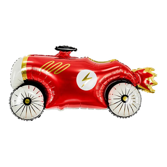 Rennauto Folienballon – Grösse: Maxi · ungefüllt