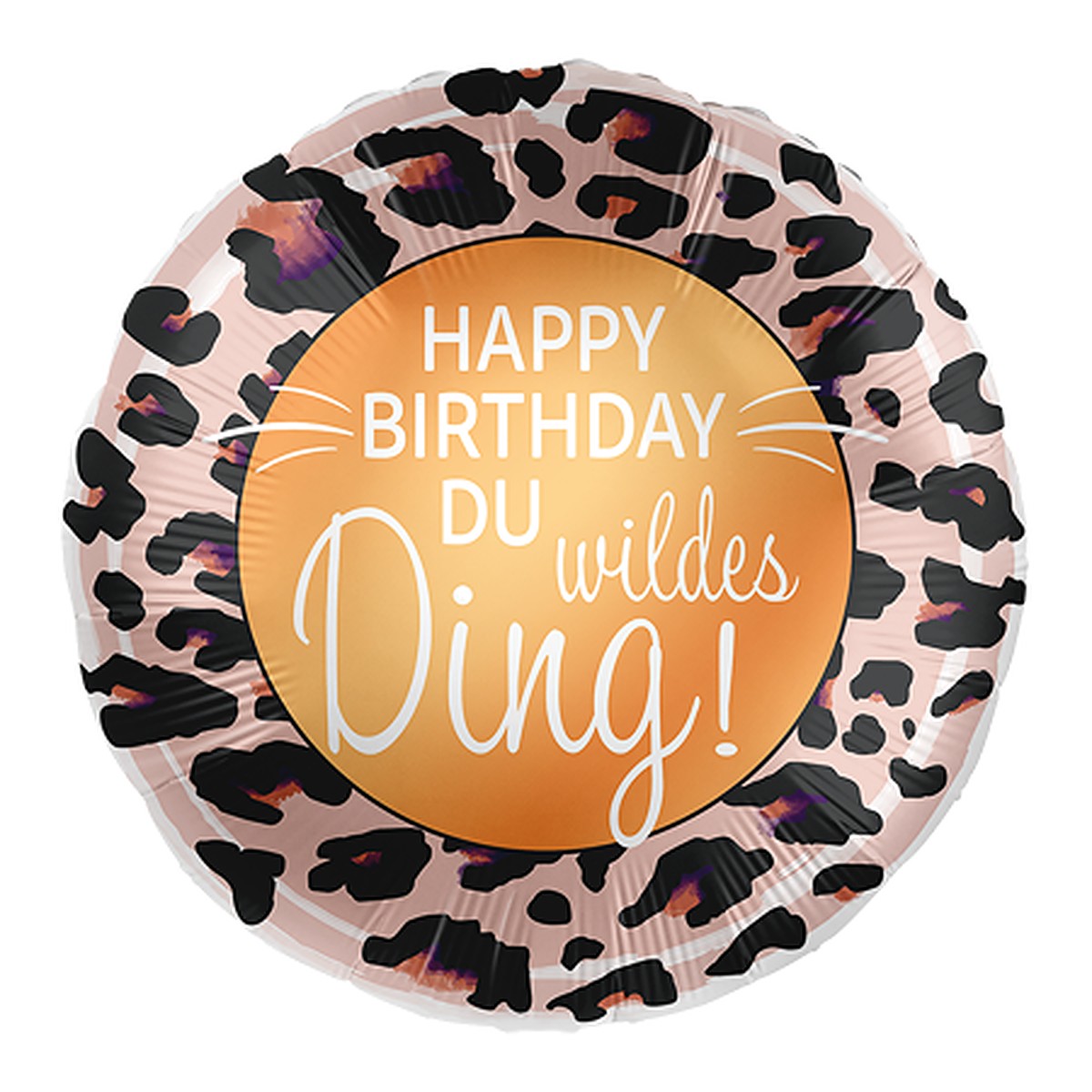 Birthday wildes Ding Folienballon – Grösse: Midi · ungefüllt
