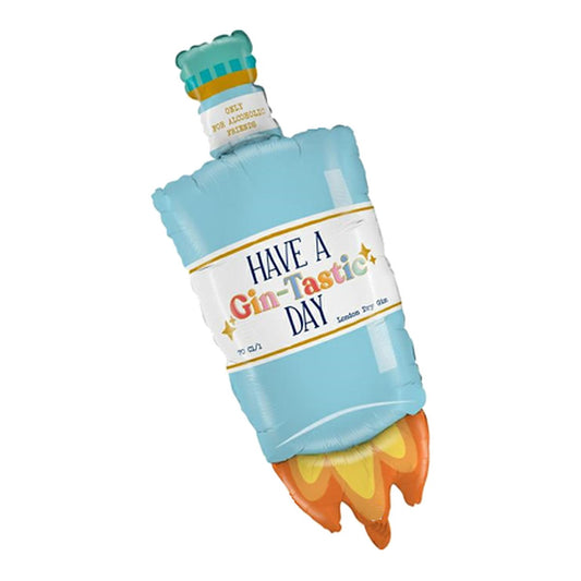 Gin-Tastic Day Flasche Folienballon – Grösse: Maxi · ungefüllt