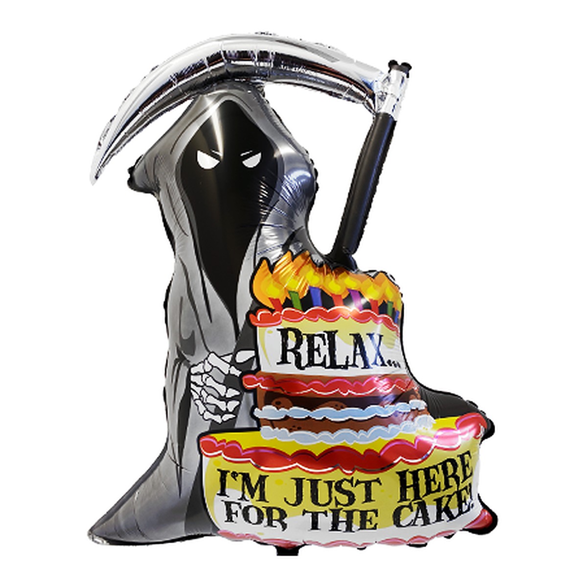 Geburtstag Relax Cake Folienballon – Grösse: Maxi · ungefüllt