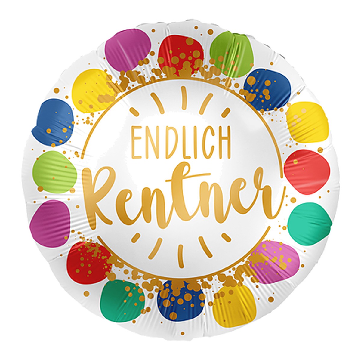 Rentner Folienballon – Midi · ungefüllt