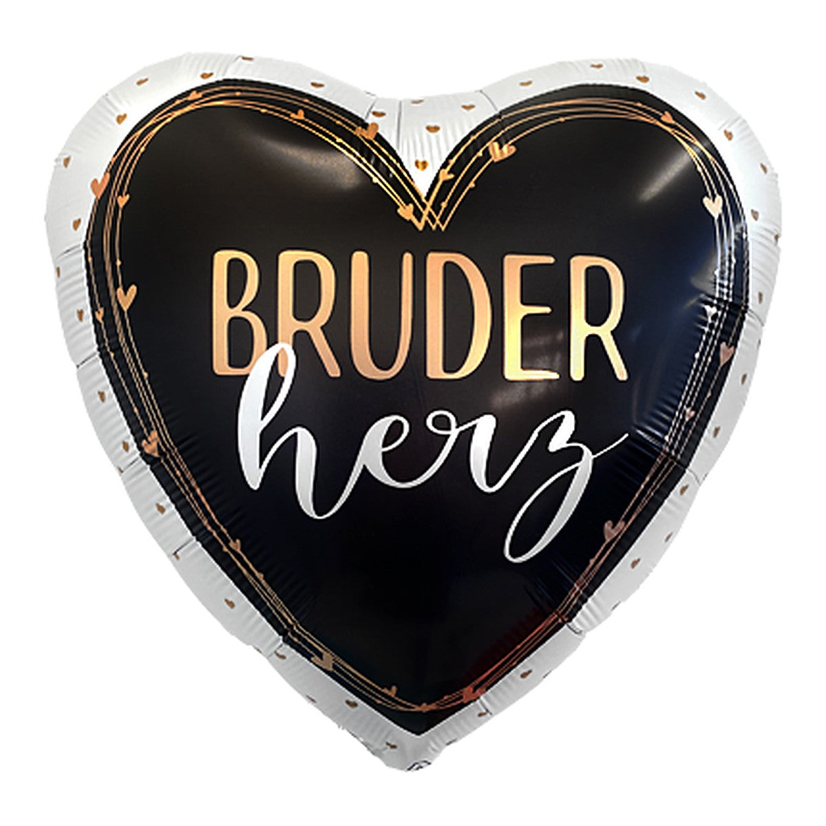 Bruder Herz Folienballon – Grösse: Midi · ungefüllt