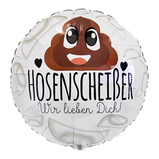 Hosenscheisser Folienballon – Grösse: Midi · ungefüllt