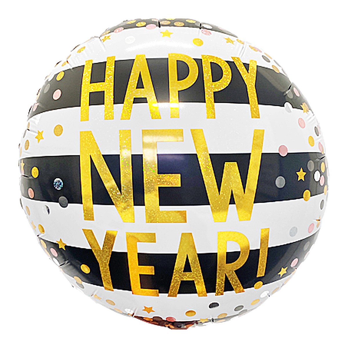 Silvester Folienballon – Grösse: Midi · ungefüllt