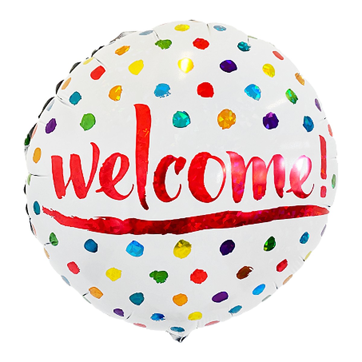 Welcome Folienballon – Grösse: Midi · ungefüllt